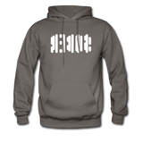 SOBER in Abstract Dots - Adult Hoodie - asphalt gray