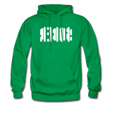 SOBER in Abstract Dots - Adult Hoodie - kelly green