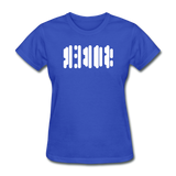 SOBER in Abstract Dots - Women's Shirt - royal blue