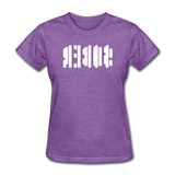 SOBER in Abstract Dots - Women's Shirt - purple heather