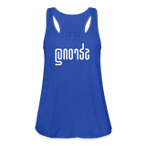 STRONG in Abstract Lines - Women's Flowy Tank Top - royal blue