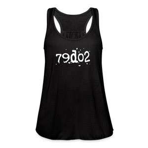 SOBER in Typed Characters - Women's Flowy Tank Top - black