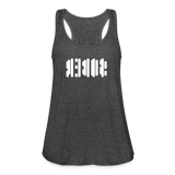 SOBER in Abstract Dots - Women's Flowy Tank Top - deep heather