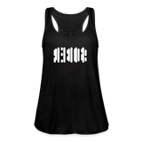 SOBER in Abstract Dots - Women's Flowy Tank Top - black