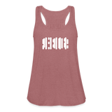 SOBER in Abstract Dots - Women's Flowy Tank Top - mauve