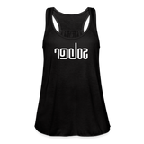 SOBER in Abstract Lines - Women's Flowy Tank Top - black