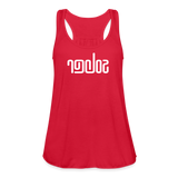 SOBER in Abstract Lines - Women's Flowy Tank Top - red