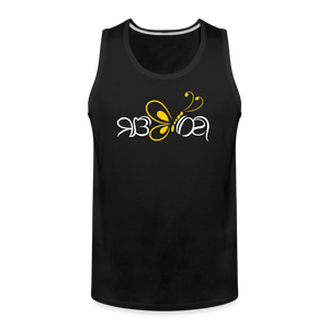 SOBER in Butterfly & Abstract Characters - Men's Premium Tank Top - black