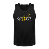 SOBER in Butterfly & Abstract Characters - Men's Premium Tank Top - black